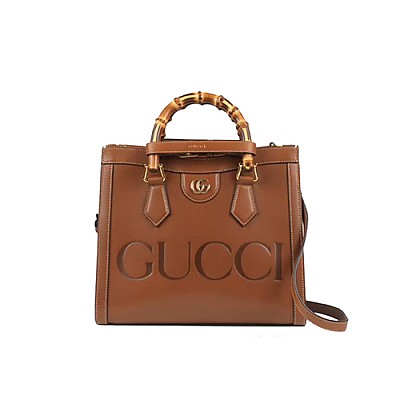 [스페셜오더]GUCCI-660195 9561 구찌 내추럴 다이애나 스몰 뱀부 핸들 파이톤 토트백