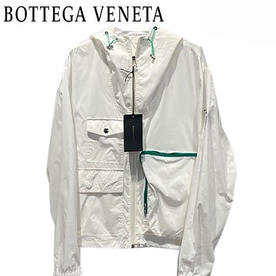 BOTTEGA VENE**-03293 보테가 베네타 핑크 트라이앵글 로고 바람막이 후드 재킷 남여공용