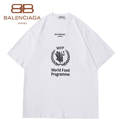 BALENCIA**-04209 발렌시아가 블랙 WFP 티셔츠 남여공용