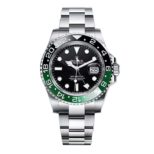 [스페셜오더]ROLEX-롤렉스 GMT-마스터 II 스틸 블랙 다이얼 시계 40mm