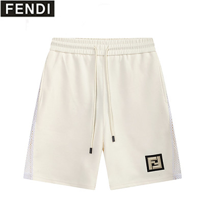 FENDI-04209 펜디 블랙 FF 아플리케 장식 스웨트쇼츠 남여공용