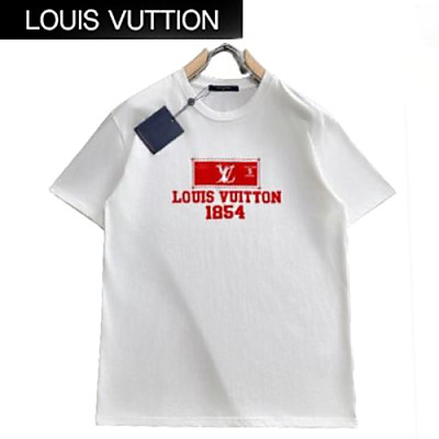 LOUIS VUITTON-04297 루이비통 블랙 아플리케 장식 티셔츠 남성용