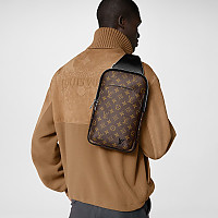 LOUIS VUITTON-M11702 루이비통 카키 그린 모노그램 그라디언트 에비뉴 슬링 백