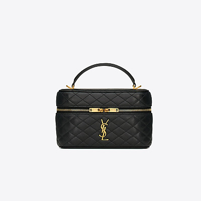 SAINT LAURENT-766731 생 로랑 블랙 페이턴트 GABY 배니티 백