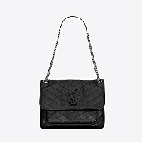 [스페셜오더]YSL-498894 생 로랑 블랙 NIKI 미디엄 체인백 28cm