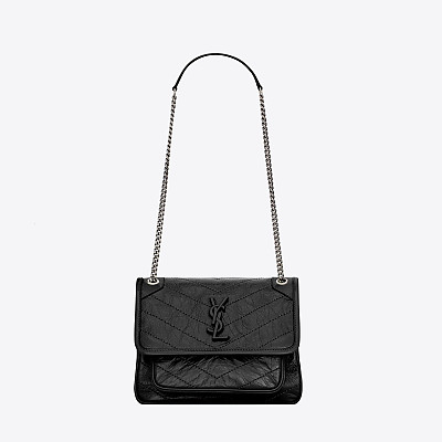 [스페셜오더]YSL-633158 생 로랑 블랙 NIKI 미디엄 숄더백 28cm