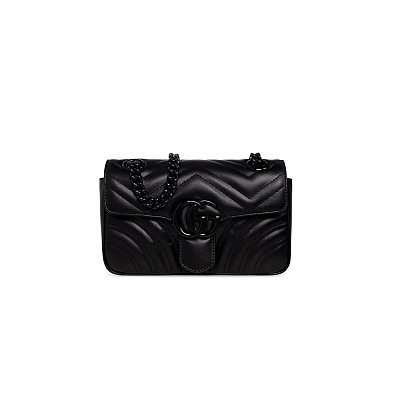 [스페셜오더]GUCCI-446744 1711 구찌 GG 마몽 그레이 미니 숄더백