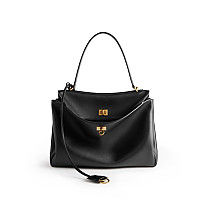 BALENCIAGA-789744 발렌시아가 블랙 로데오 라지 핸드백 39cm