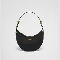 PRADA-1BC212 프라다 블랙 아르케 라운드 라지 숄더백 35cm