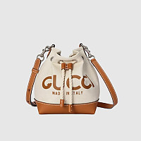 GUCCI-782919 구찌 베이지/블루 GG 미니 버킷백 16cm