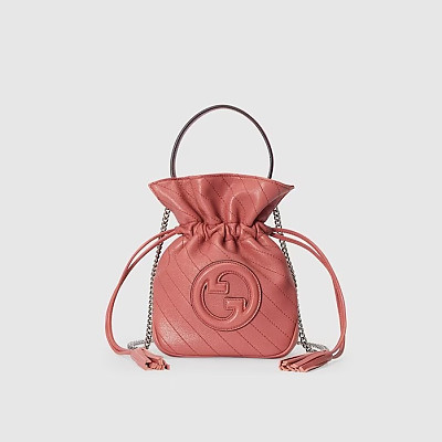 GUCCI-760313 구찌 핑크 블론디 미니 버킷백 15cm