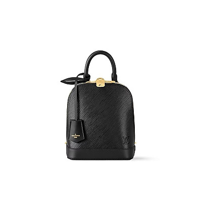 LV-M25103 루이비통 블랙 에삐 알마 백팩 15cm