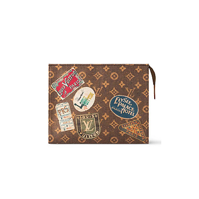 LOUIS VUITTON-M47507 루이비통 모노그램 마카사 토일렛 파우치 PM