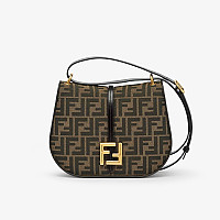 FENDI-8BT366 펜디 그레이 커몬 미디엄 사첼 백 25cm