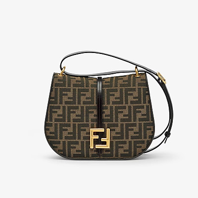 FENDI-8BS082 펜디 브라운 커몬 스몰 사첼 백 21cm