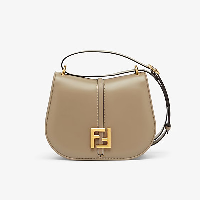 FENDI-8BT366 펜디 브라운 FF 자카드 커몬 미디엄 사첼 백 25cm