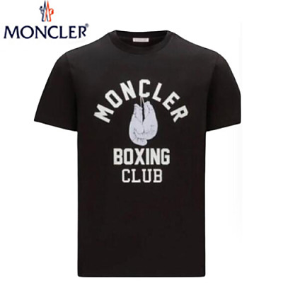 MONCLER-05292 몽클레어 화이트 프린트 장식 티셔츠 남여공용