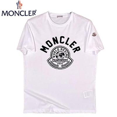 MONCLER-05293 몽클레어 블랙 아플리케 장식 티셔츠 남여공용