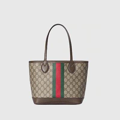 GUCCI-726762 구찌 베이지/블루 GG 오피디아 스몰 토트백 25cm