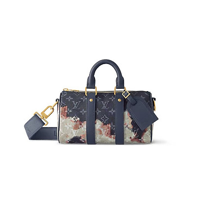 LOUIS VUITTON-N40691 루이비통 블루 다미에 헤리티지 스피디 반둘리에 25