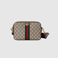 GUCCI-‎699439 구찌 베이지/에보니 브라이트오렌지 오피디아 GG 크로스백 23.5cm