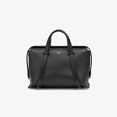 FENDI-8BL152 펜디 브라운 FF 자카드 미디엄 365 보스턴 백 27.5cm