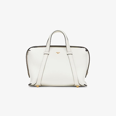 FENDI-8BL152 펜디 브라운 FF 자카드 미디엄 365 보스턴 백 27.5cm