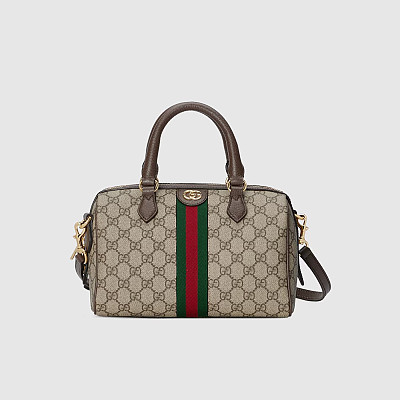 GUCCI-772061 8741 구찌 오피디아 더스티 블루 GG 스몰 탑 핸들백