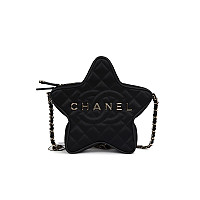 CHANEL-AS4579 샤넬 24C 메탈릭 골드 램스킨 스타 핸드백 22.5cm