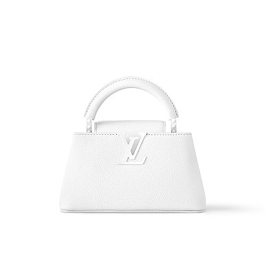 LV-M23955 루이비통 블랙 카퓌신 이스트 웨스트 미니 핸드백 22cm