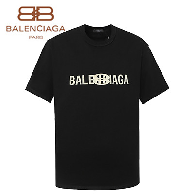 BALENCIAGA-062213 발렌시아가 화이트 프린트 장식 티셔츠 남여공용