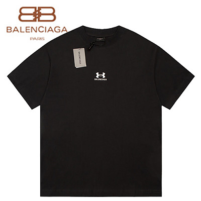 BALENCIAGA-070214 발렌시아가 레드 코튼 티셔츠 남여공용