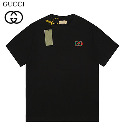 GUCCI-07244 구찌 블랙 GG 로고 티셔츠 남여공용