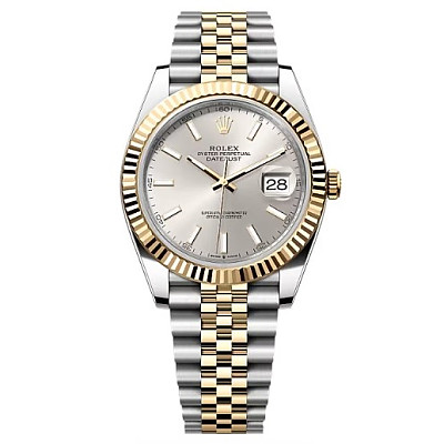 [CLEAN]Rolex Datejust 실버 옐로우골드 904L 쥬빌리 1:1 Best Edition 41mm - 롤렉스 데이져스트 명품페이크시계 에디션