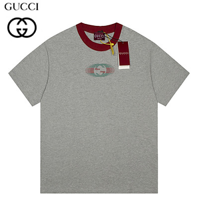 GUCCI-07303 구찌 블랙 프린트 장식 티셔츠 남여공용