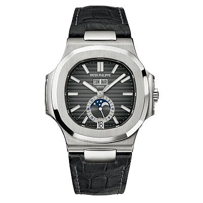 [PPF]Patek Philippe-노틸러스 컴플리케이션 로즈골드 선버스트 브라운 40mm 1:1 Best Edition - 5712/1A-001