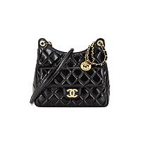 CHANEL-AS4323 샤넬 크루즈 블랙 스몰 호보 백 17cm