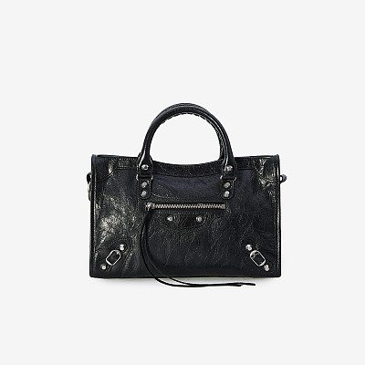 BALENCIAGA-811442 발렌시아가 라일락 Le City 스몰 명품짝퉁백 29.9cm