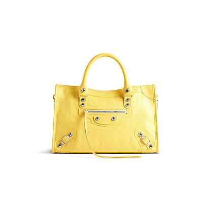 BALENCIAGA-811442 발렌시아가 화이트 Le City 스몰 백 29.9cm