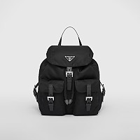 PRADA-1BZ677 프라다 데저트 베이지 스몰 리나일론 백팩 23.5cm