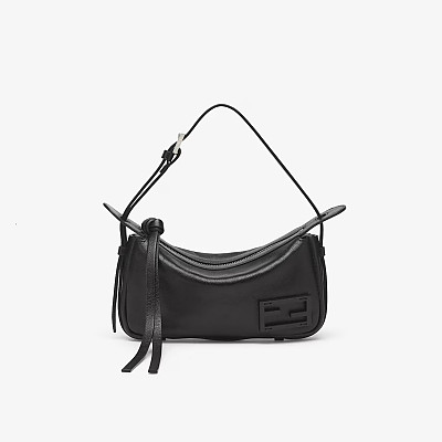 FENDI-펜디 브라운 FF 자카드 심플리 미니 숄더백 22cm - 8BS097AFPMF1GL7