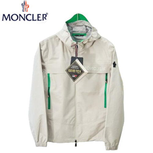 MONCLER-08166 몽클레어 아이보리 나일론 바람막이 후드 재킷 남여공용