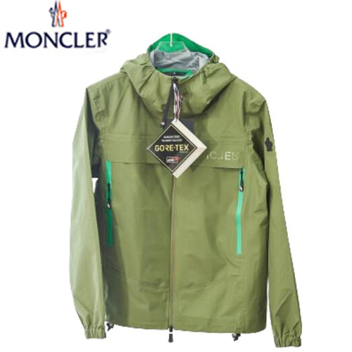 MONCLER-08167 몽클레어 그린 나일론 바람막이 후드 재킷 남여공용