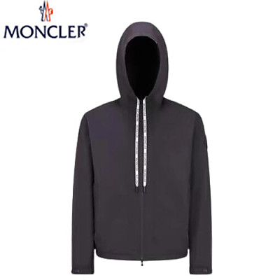 MONCLER-082012 몽클레어 화이트 스트라이프 장식 바람막이 후드 재킷 남성용