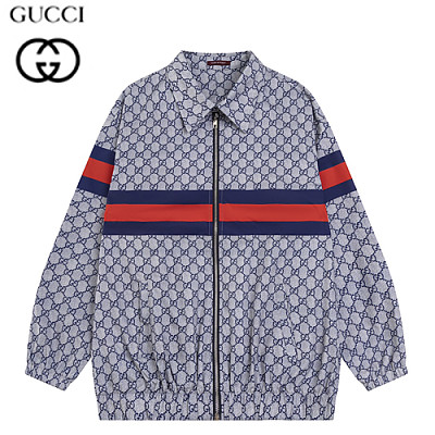 GUCCI-082112 구찌 화이트 Web 스트라이프 장식 GG 재킷 남여공용