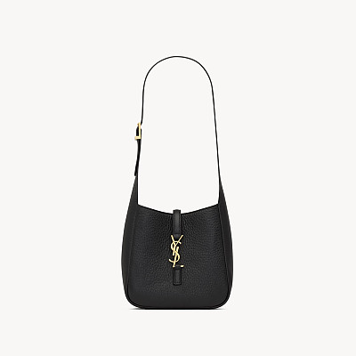 YSL-713938 생 로랑 블랙 LE 5 À 7 스몰 호보백 22cm