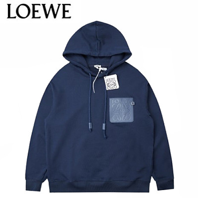 LOEWE-08302 로에베 그린 코튼 후드 티셔츠 남여공용