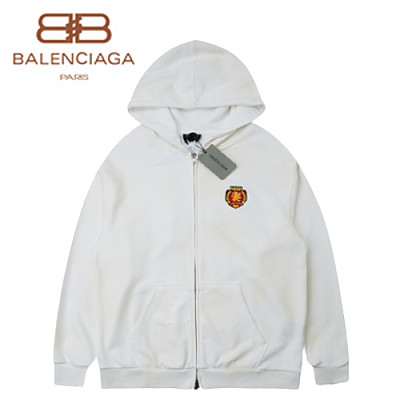 BALENCIAGA-08303 발렌시아가 블랙 아플리케 장식 후드 재킷 남여공용