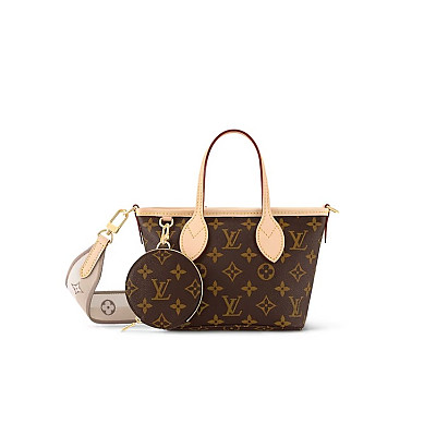 LOUIS VUITTON-M12109 루이비통 다크 팡고 네버풀 반둘리에 인사이드 아웃 BB 핸드백 24cm