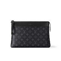 LOUIS VUITTON-M11545 루이비통 카키 그린 모노그램 그라디언트 포쉐트 보야주 수플 파우치 30cm